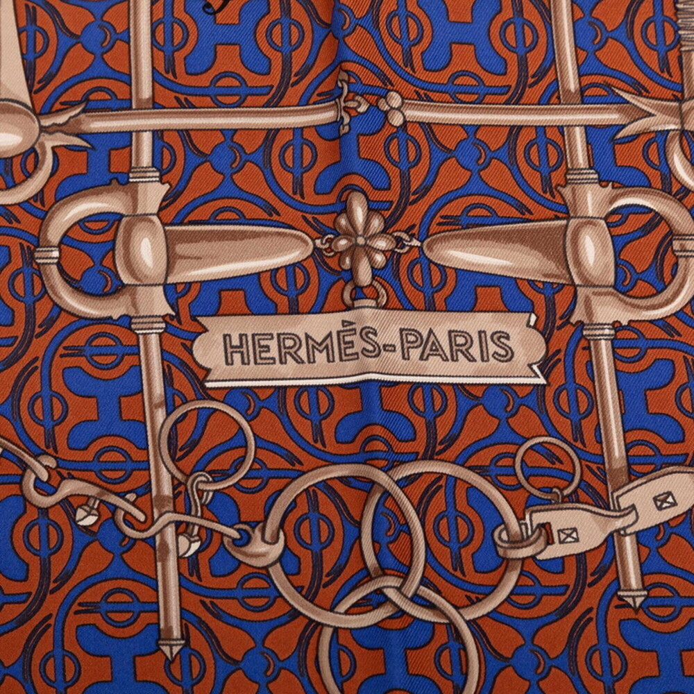 HERMES Black Silk Scarf - Picture 3 of 6